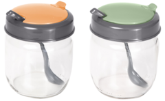 Емкость для специй с ложкой Spice-Jar Colours Conical 420мл 131519-150