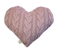 Подушка декоративная Коса Сердце 33х33см 4823093445055