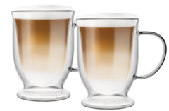 Набор чашек с двойными стенками Guten Morgen 370мл RG-0002/2*370 s