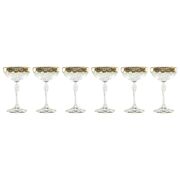 Набор бокалов для коктейлей America Amalfi Oro 230мл Art 6402