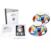 Набор чашек для кофе с блюдцами Пит Мондриан Композиция А 120мл 850-0302