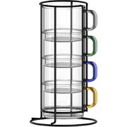 Набор чашек на подставке 350мл AR2635BS