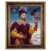 Картина-портрет Герои казацкой Украины Гетман Дмитрий Вишневецкий 39х47см PLR31/38-UA2