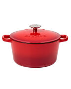 Кастрюля с крышкой Natur Iron красный градиент 3л 5901035508477