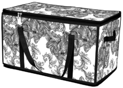 ������� Anthracite Flowers 60x30x30�� DB-28