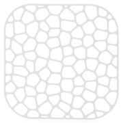 Коврик для раковины 30х30см 1151-IH-білий