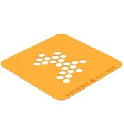 Набор форм для декора Мёд 10х7,7см STENCIL MIELE