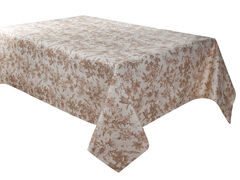 Скатерть водонепроницаемая Corso Beige 140х140см 715-414