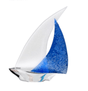 Статуэтка Парусник голубой 27см 6807/159