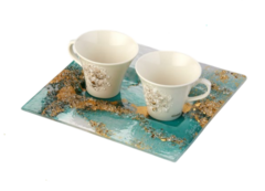 Набор чашек для эспрессо на подносе 2/3 4676/867