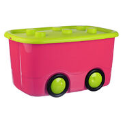 Контейнер с крышкой 60х41,5х32см 2598-IH-малиновий