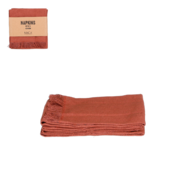 Набор салфеток сервировочных Villia brown 40х40см 1119232