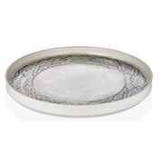 Тарелка обеденная с бортом 90° Rug 25см RUG-HL-25-RD