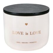 Свеча в керамической банке с деревянной крышкой 10см 5710228036068 - в интернет-магазине Мир посуды Свеча в керамической банке с деревянной крышкой 10см 5710228036068 - Мир посуды