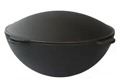 Казан с крышкой-садж Наманганский 12л UZ1-12