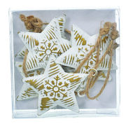 Набор ёлочных игрушек Звезда 8см 5900410793385