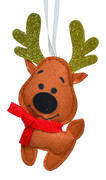 Подвеска новогодняя Олень медный 10см 5900410890299_2