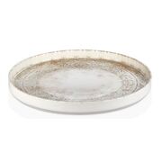 Тарелка обеденная с бортом 90° Antico 25см AN-HL-25-RD