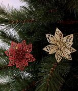 Набір ялинкових прикрас Пуансетія 8см 5900779856066