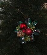 Набір ялинкових прикрас Кульки з шишкою 11см 5900779856004_1