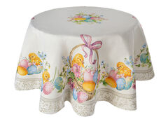 Скатерть Пасхальное чудо/Chick 140см 732-407