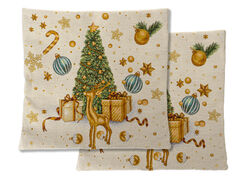 Наволочка декоративная Рождественская история/Baloo Lurex 45х45см 732-380