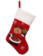 Носок новогодний декоративный Олень 45см 5900779830295_2