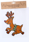 Наклейка новогодняя Олень 18х25см 5900779851894_5