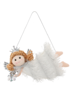 Ёлочная игрушка Фея со снежинкой 13х7см 5900779900530_1