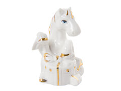 Скульптура Лошадка с подарком 8см 149-513