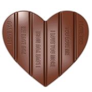 Форма для шоколада Сердце 10x3,8х3см 12044 CW