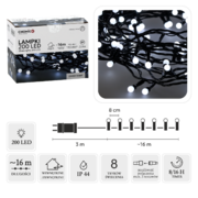 Гирлянда Шарики-змейка 16м 5900779880153