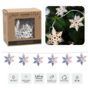 Гирлянда светодиодная Снежинки 165см 5900779881020