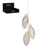 Набор ёлочных игрушек 6х3см 8720983260995