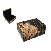 Шкатулка Густав Климт Поцелуй 20х15х9см 195-9012