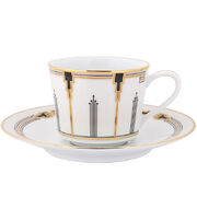 Чашка для кави з блюдцем Empire Gold 100мл 1786L/91992C/91992S - в інтернет-магазині Світ посуду Чашка для кави з блюдцем Empire Gold 100мл 1786L/91992C/91992S - Світ посуду