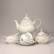 Молочник низкий Constance Серебряные колосья 350мл