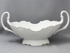 Фруктовница с ручками Bernadotte Деколь, отводка платина 26,5см