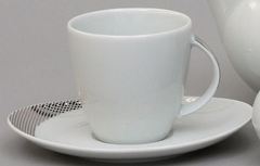 Набор кофейных чашек с блюдцами Loos 2680500 90мл