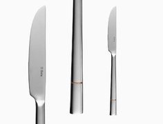 Столовый нож Luxus Rille Gold 230мм 112552