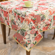 Скатерть гобеленовая с люрексом Новогодний сувенир 140х180см BerryMantel-140x180