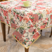 Скатерть гобеленовая с люрексом Новогодний сувенир 140х260см BerryMantel-140x260