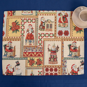 Салфетка гобеленовая с люрексом День до Рождества 45см Siti1LSetMesa-35x45EA