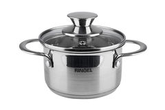 Кастрюля с крышкой Kinder 600мл RG-2006-12