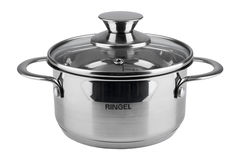 Кастрюля с крышкой Kinder 1л RG-2006-14