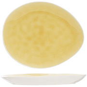 Тарелка салатная Spirit Mustard 19,5х16,5см 9438020