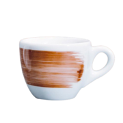 Чашка cappuccino Millecolori Verona stroke B brown 180мл 35123