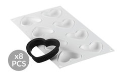 Форма для десертов 7х8см KIT TARTE RING AMORE7х8см