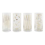 Набор стаканов для коктейлей Cheers Gold 450мл 5140628