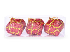 Набір ялинкових іграшок 8см 801-210 - в інтернет-магазині Світ посуду Набір ялинкових іграшок 8см 801-210 - Світ посуду